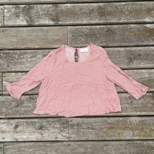 (3/$15) Beautiful Pins & Needles Cropped Top